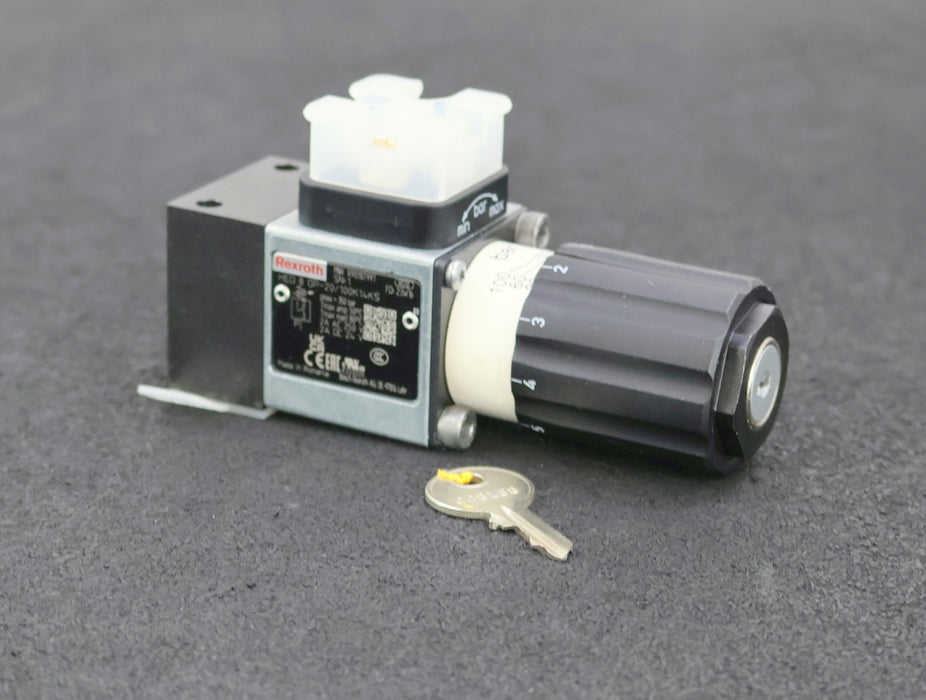 Bild des Artikels REXROTH-Druckschalter-HED8OP-20/100K14KS-MNR:-R901107997-mit-einem-Schlüssel