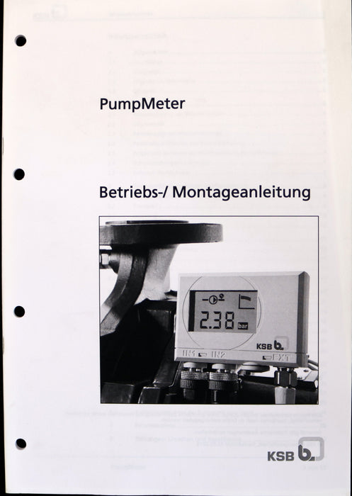 Bild des Artikels KSB-Pumpmeter-1146894-mit-Drucksensor-01146962-und-01146961-10-/-16bar