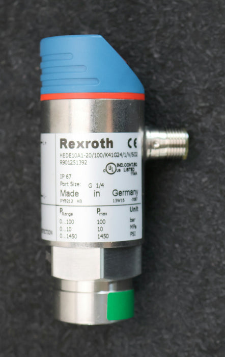 Bild des Artikels REXROTH-Druckschalter-HEDE10A1-20/100/K41G24/1/V/502-R901251392-IP67-18…36VDC
