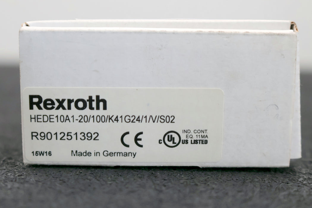 Bild des Artikels REXROTH-Druckschalter-HEDE10A1-20/100/K41G24/1/V/502-R901251392-IP67-18…36VDC