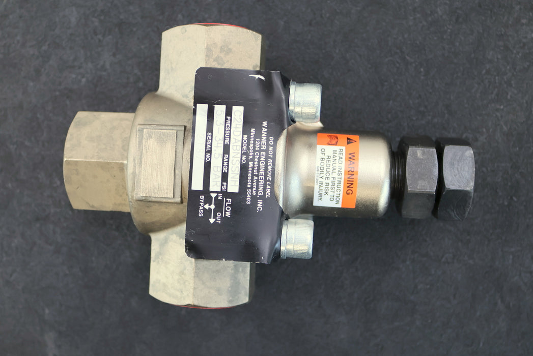 Bild des Artikels WANNER-ENGINEERING-Druckbegrenzungsventil-C24DABNSSNH-5,3-34,5bar-unbenutzt