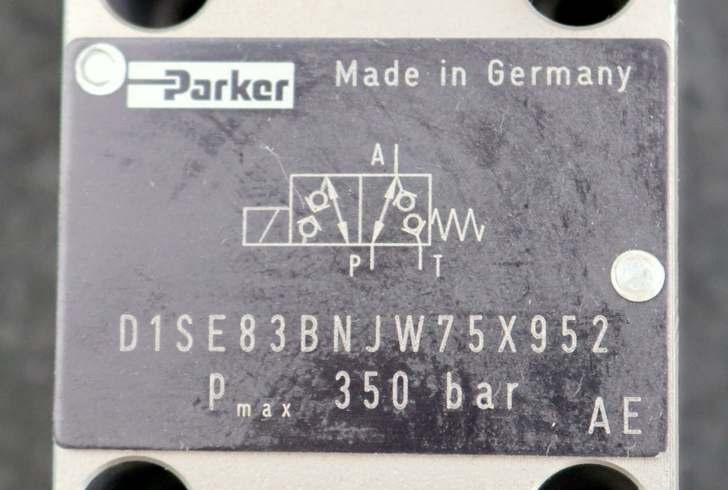 Bild des Artikels PARKER-Hydraulikventil-D1SE83BNJW75x952-max.-350bar-unbenutzt