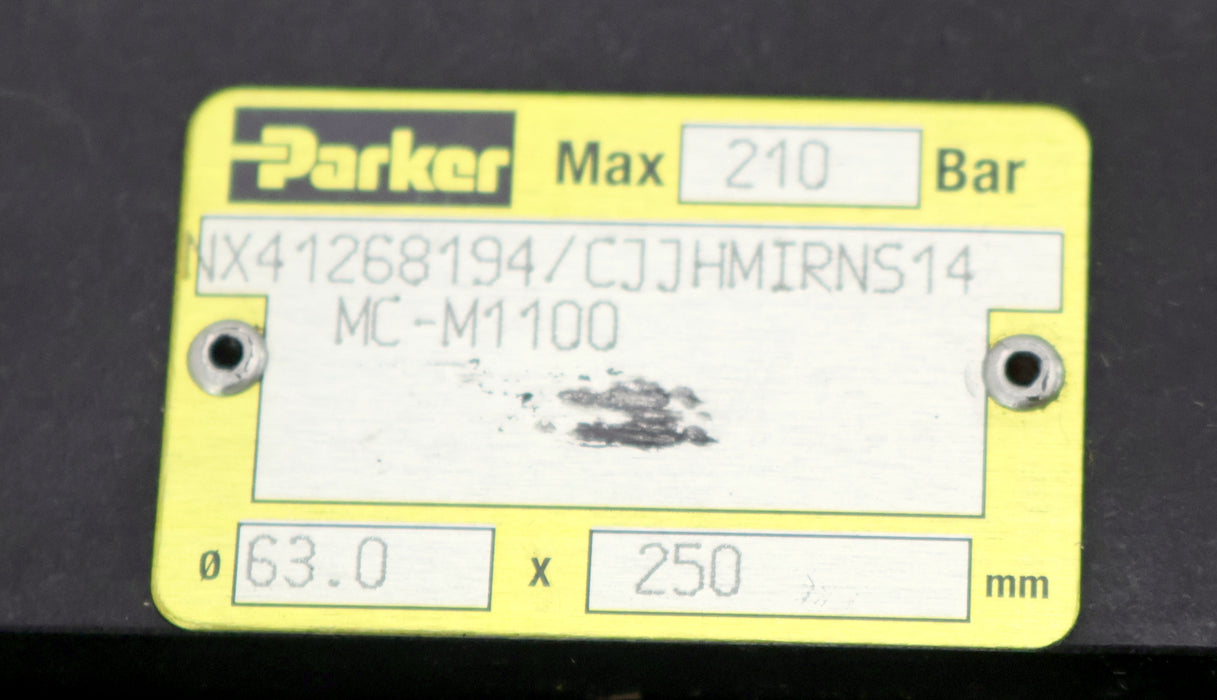 Bild des Artikels PARKER-Hydraulikzylinder-CJJHMIRNS14MC-M1100-Ø-63x250mm-max.-210bar-gebraucht