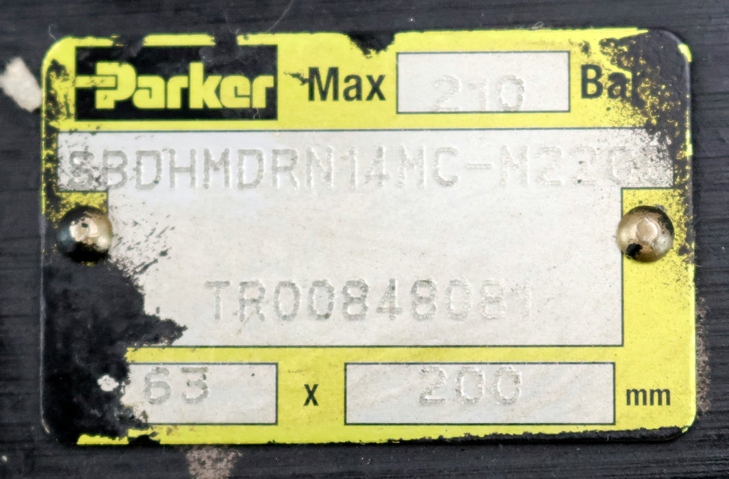Bild des Artikels PARKER-Hydraulikzylinder-mit-Gelenkarm-SBDHMDRN14MC-M2200-Ø-63x200mm