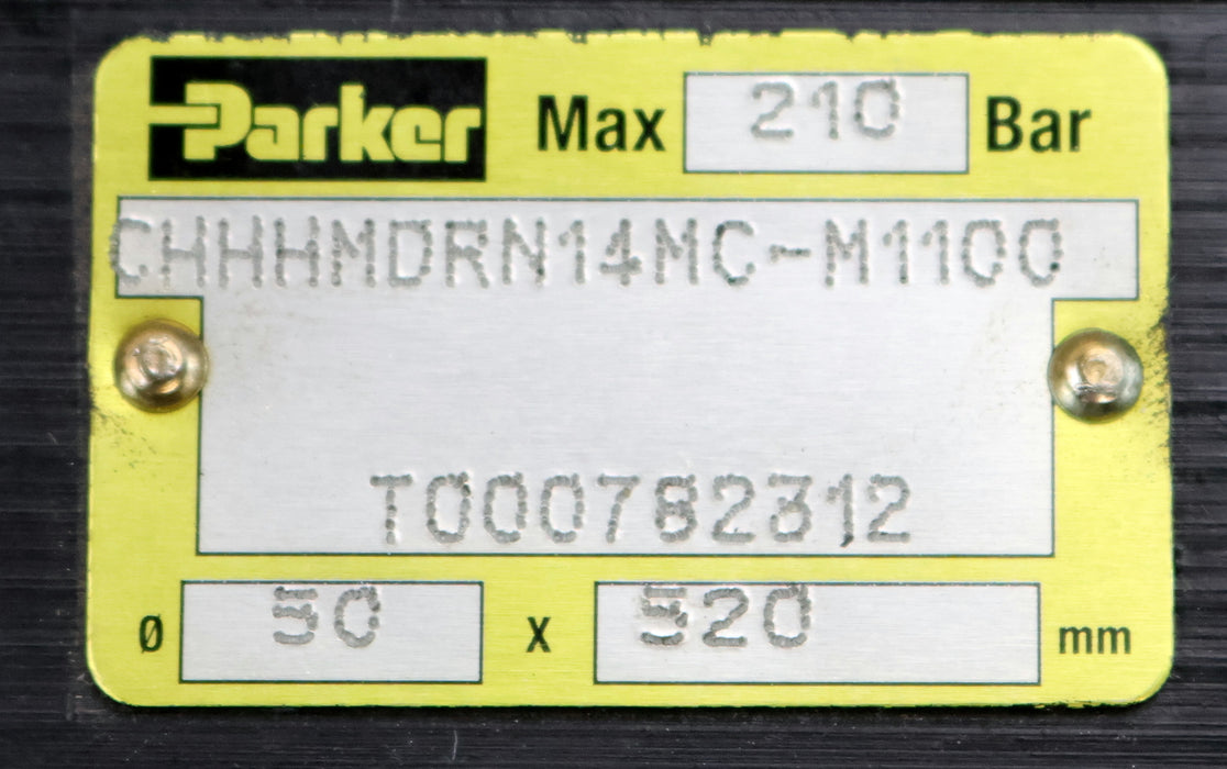 Bild des Artikels PARKER-Hydraulikzylinder-CHHHMDRN14MC-M1100-Ø-50x520mm-max.-210bar-gebraucht