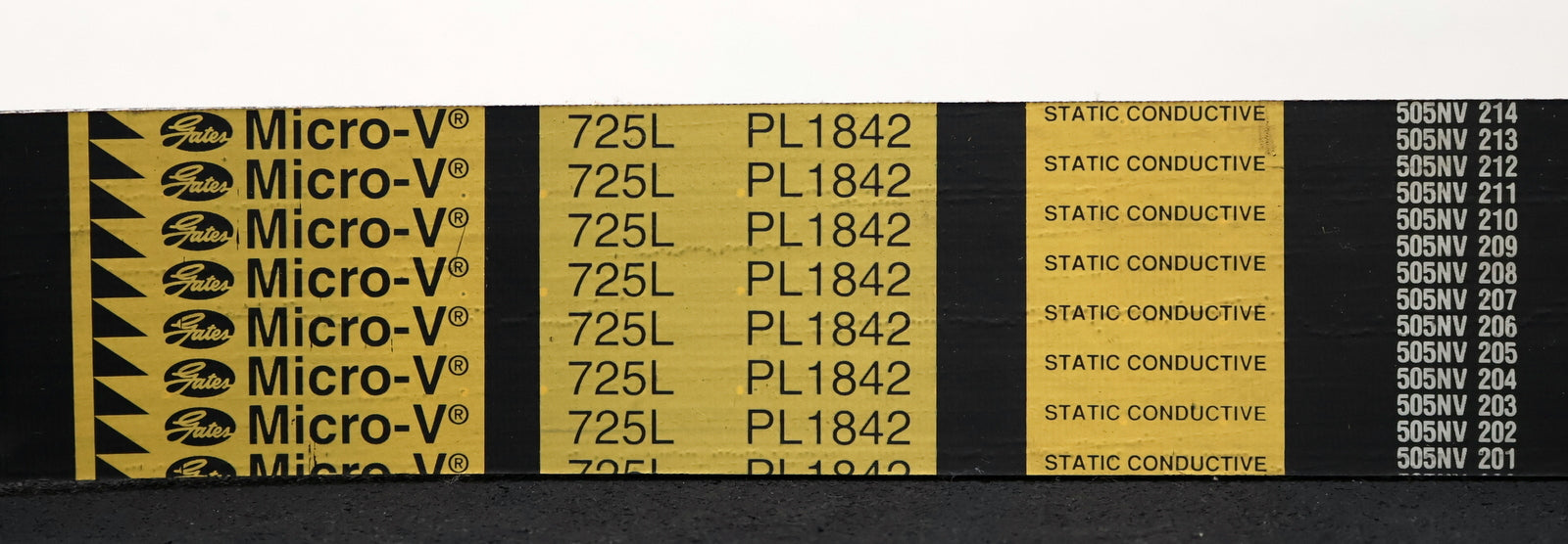 Bild des Artikels GATES-MICRO-V-Keilrippenriemen-V-ribbed-belt-725L-12-Rippen-PL1842-unbenutzt