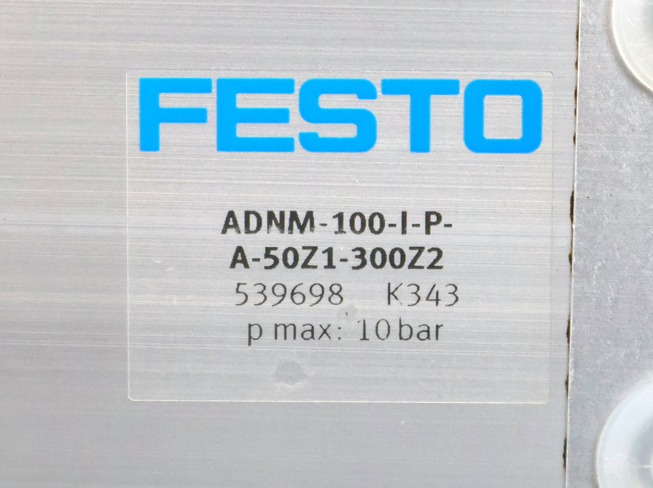 Bild des Artikels FESTO-Mehrstellungszylinder-ADNM-100-I-P-A-50Z1-300Z2-Mat.Nr.-539698