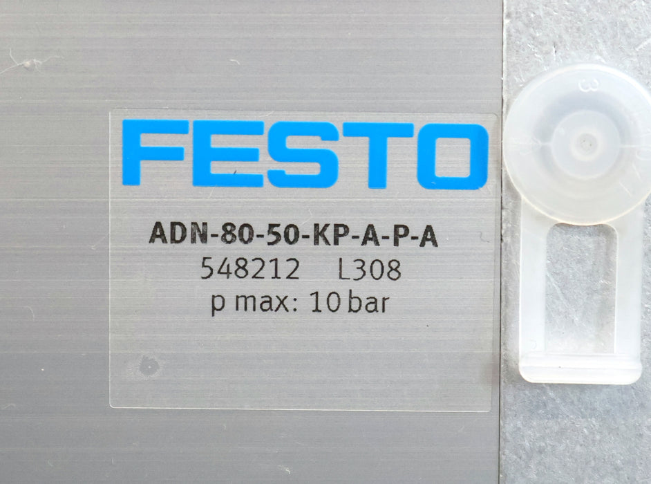 Bild des Artikels FESTO-Kompsktzylinder-ADN-80-50-KP-A-P-A-Mat.Nr.-548212-KolbenØ-80mm-Hub-50mm