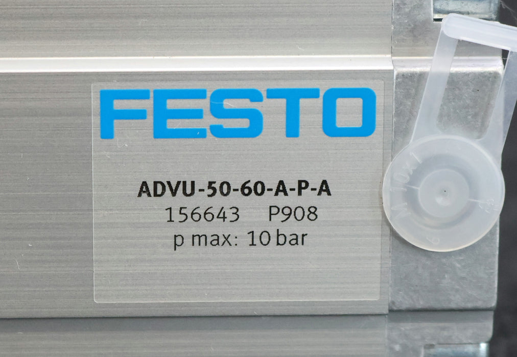 Bild des Artikels FESTO-Kompsktzylinder-ADVU-50-60-A-P-A-Mat.Nr.-156643-KolbenØ-50mm-Hub-60mm
