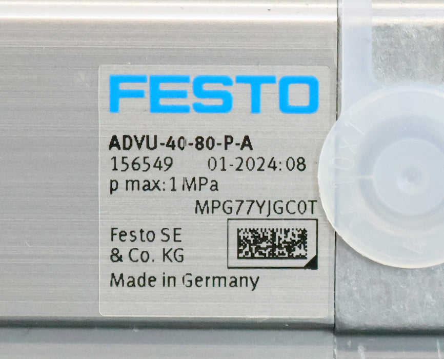 Bild des Artikels FESTO-Kompsktzylinder-ADVU-40-80-P-A-Mat.Nr.-156549-KolbenØ-40mm-Hub-80mm