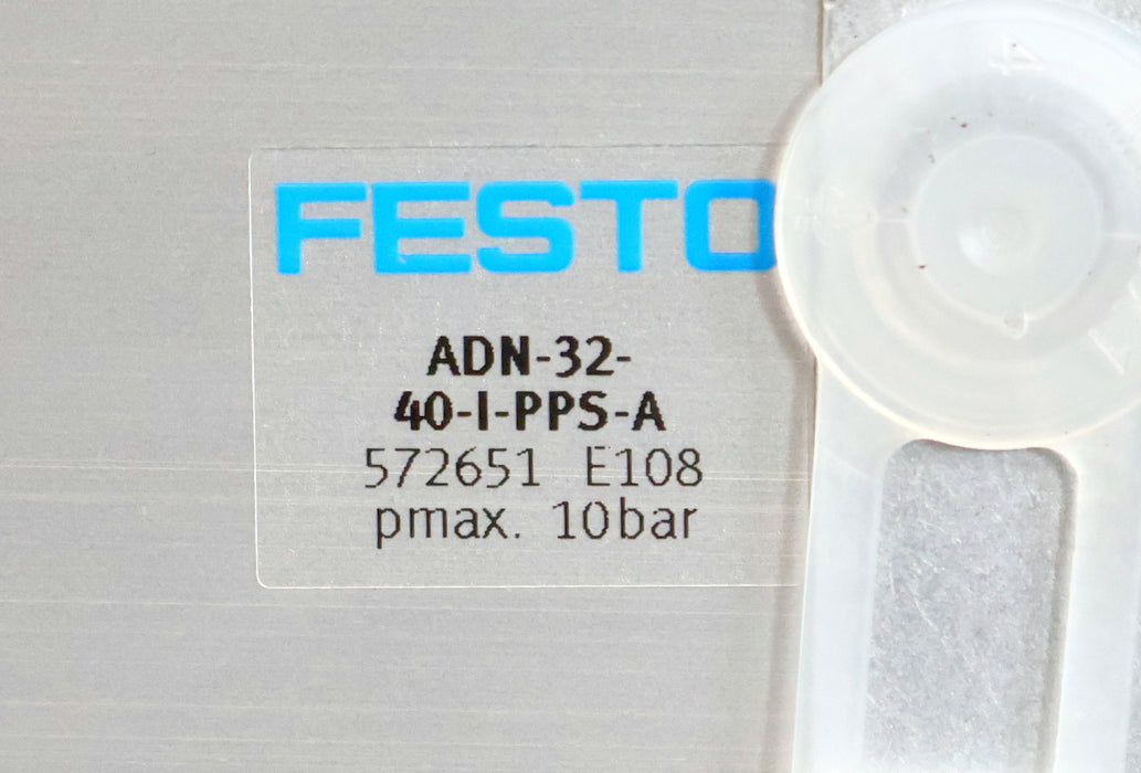 Bild des Artikels FESTO-Kompsktzylinder-ADN-32-40-I-PPS-A-Mat.Nr.-572651-KolbenØ-32mm-Hub-40mm