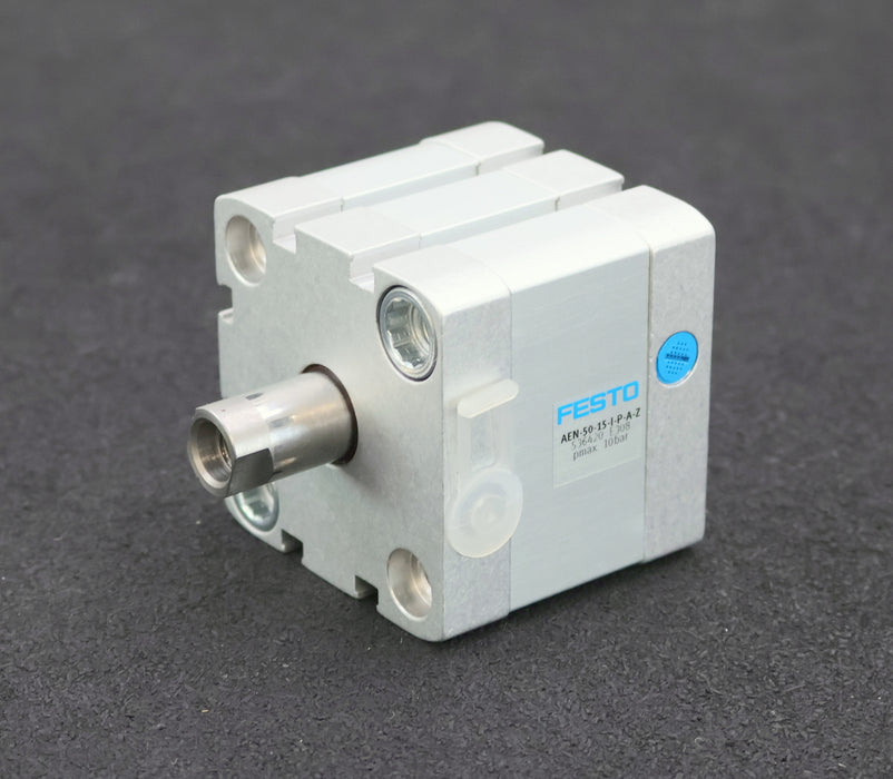 Bild des Artikels FESTO-Kompsktzylinder-AEN-50-15-I-P-A-Z-Mat.Nr.-536420-KolbenØ-50mm-Hub-15mm