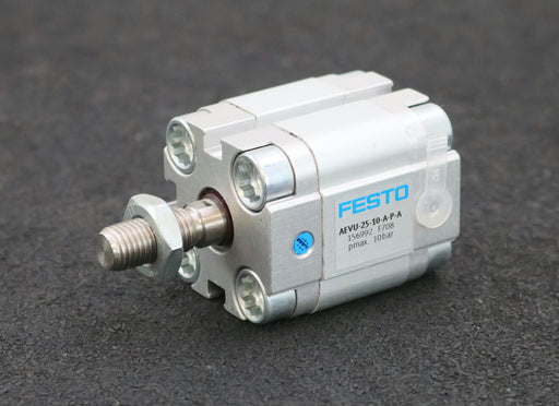 Bild des Artikels FESTO-Kompsktzylinder-AEVU-25-10-A-P-A-Mat.Nr.-156992-KolbenØ-25mm-Hub-10mm