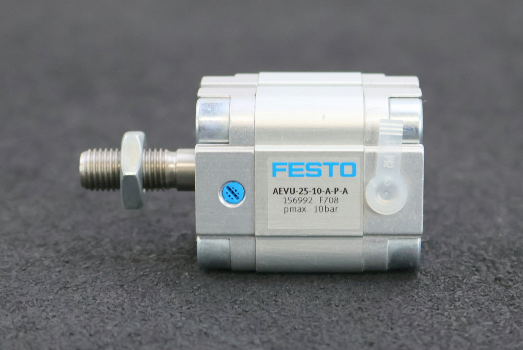 Bild des Artikels FESTO-Kompsktzylinder-AEVU-25-10-A-P-A-Mat.Nr.-156992-KolbenØ-25mm-Hub-10mm