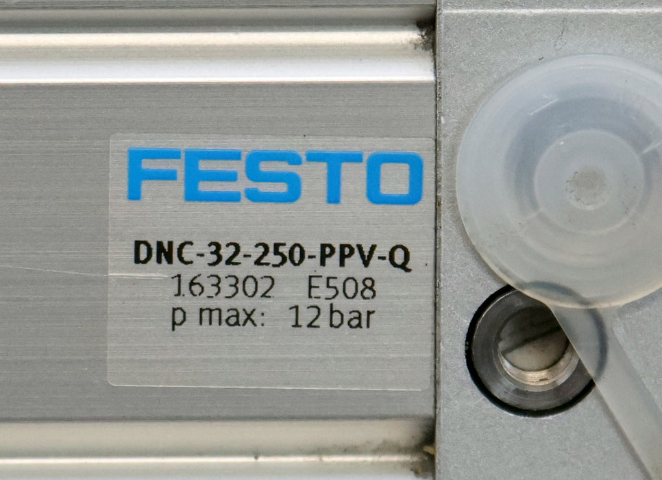 Bild des Artikels FESTO-Normzylinder-DNC-32-250-PPV-Q-Mat.Nr.-163302-KolbenØ-32mm-Hub-250mm