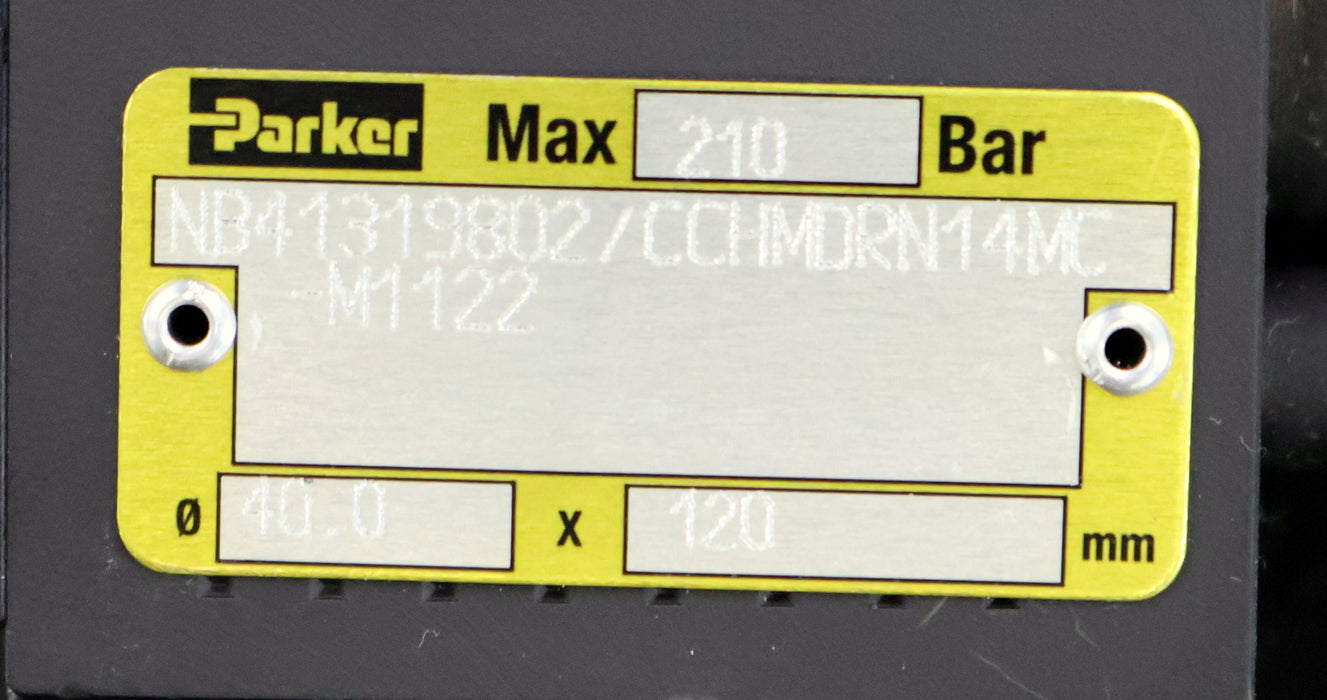 Bild des Artikels PARKER-Hydraulikzylinder-CCHMDRN14MC-M1122-Ø-40x120mm-max.-210bar-gebraucht