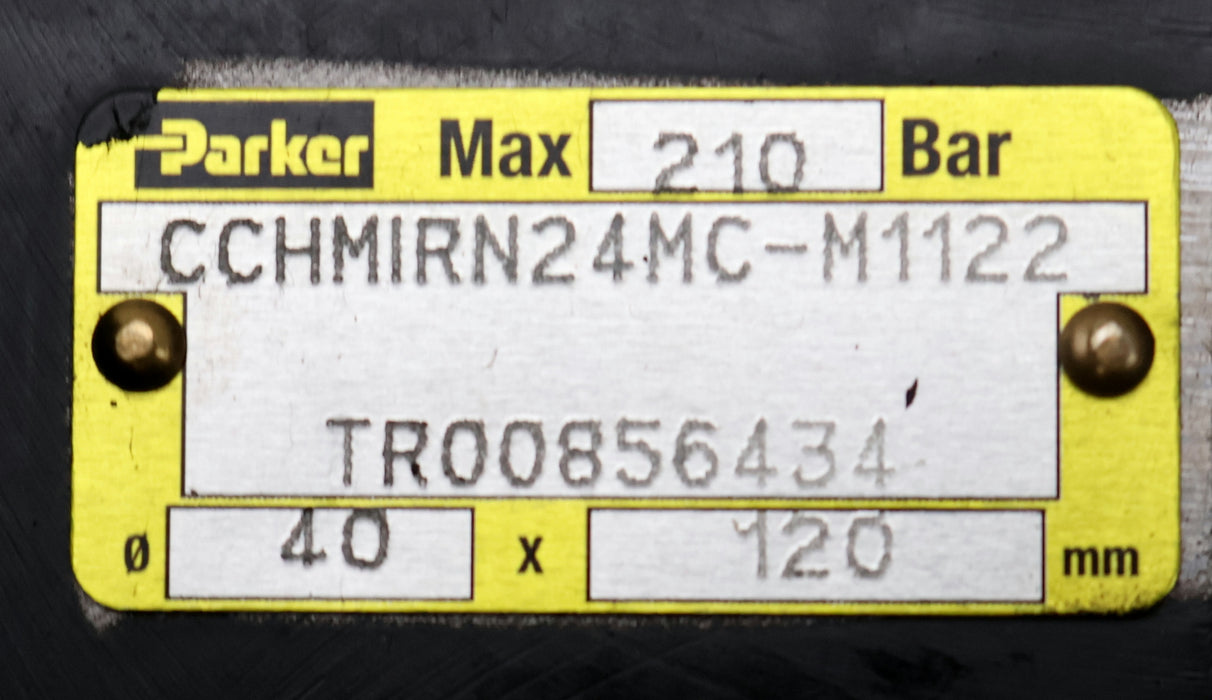 Bild des Artikels PARKER-Hydraulikzylinder-CCHMIRN24MC-M1122-Ø-40x120mm-max.-210bar-gebraucht