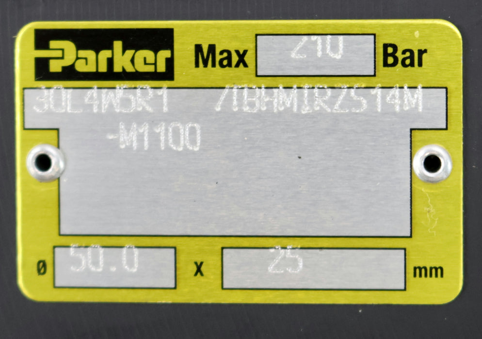 Bild des Artikels PARKER-Hydraulikzylinder-TBHMIRZS14M-M1100-Ø-50x25mm-max.-210bar-gebraucht