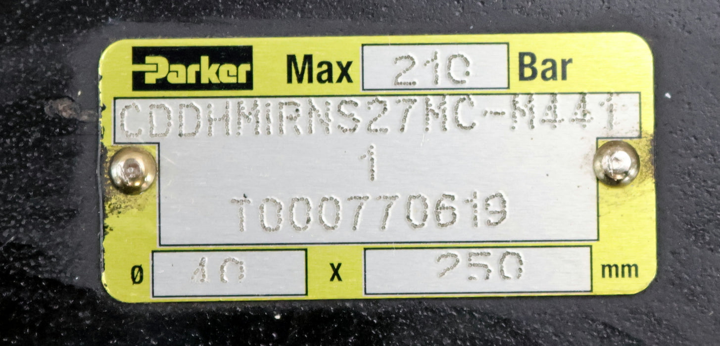 Bild des Artikels PARKER-Hydraulikzylinder-CDDHMIRNS27MC-M4411-Ø-40x250mm-max.-210bar-gebraucht
