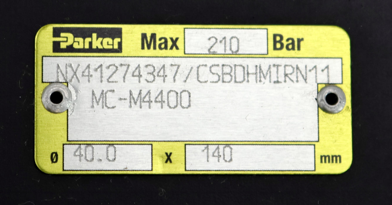 Bild des Artikels PARKER-Hydraulikzylinder-mit-Gelenkarm-CSBDHMIRN11MC-M4400-Ø-40x140mm