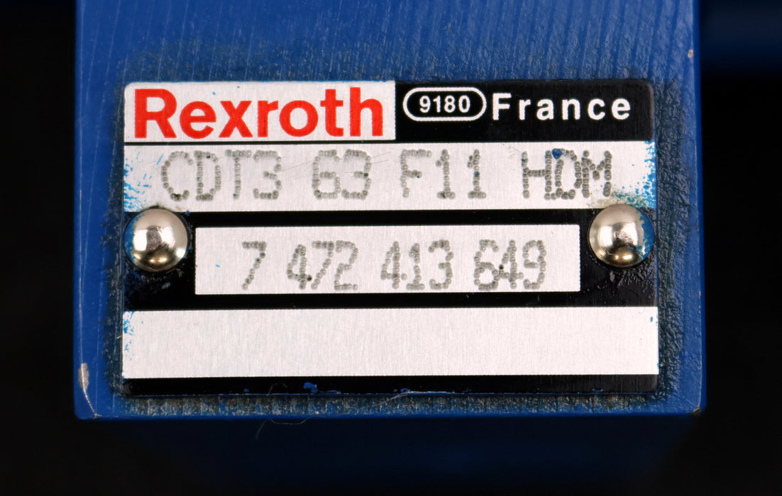 Bild des Artikels REXROTH-Hydraulikzylinder-CDT3-63-F11-HDM-7472-413-649-mit-Gelenkarm-gebraucht