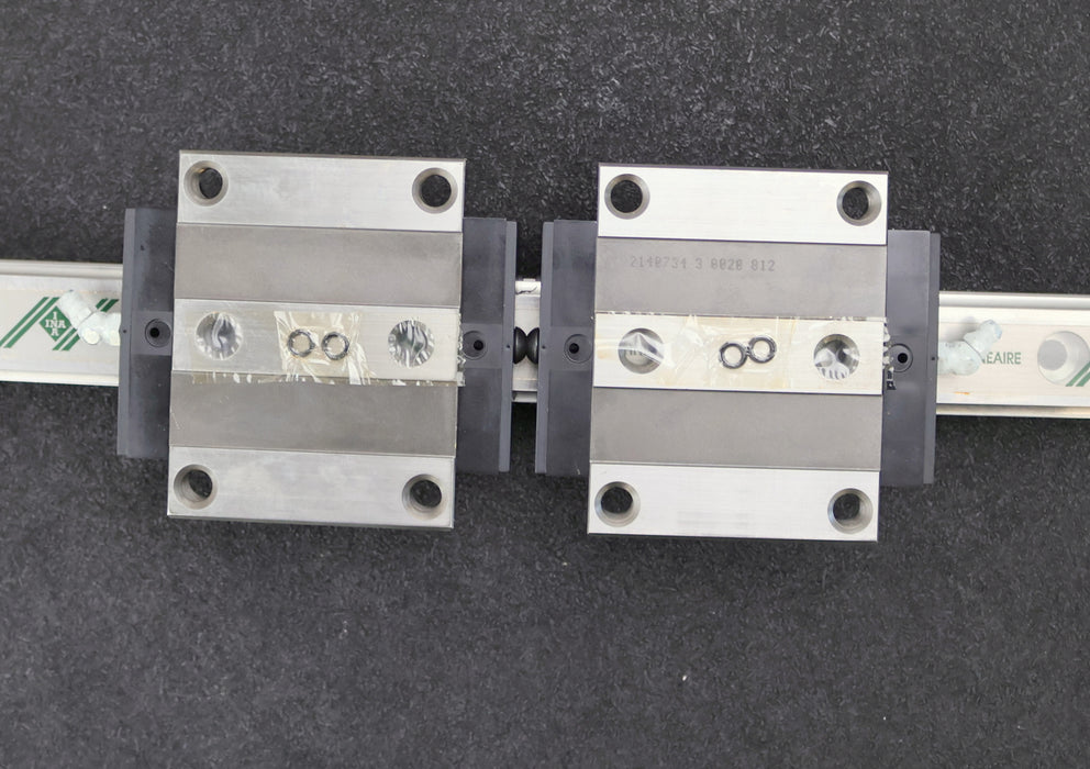 Bild des Artikels INA-Rollenumlaufeinheit-mit-2-Führungswagen-KWSE35-G3-V2-A.1320.4500-Länge-999mm