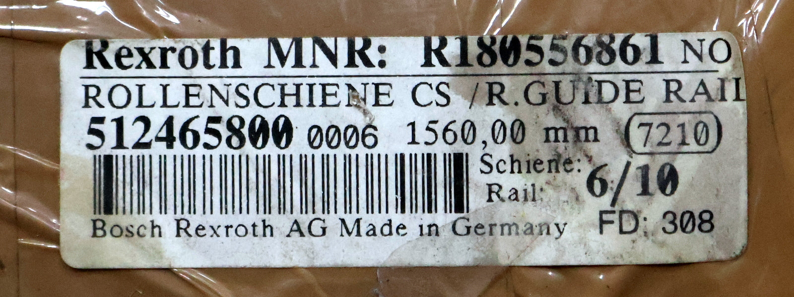 Bild des Artikels REXROTH-Rollenschiene-Roller-Rail-MNR:-R180556861-Länge-1560mm-unbenutzt