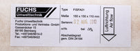 Bild des Artikels FUCHS-Luftfilterelement-Typ-FISFA01-Maße-150x150x110mm-DIN24184-unbenutzt