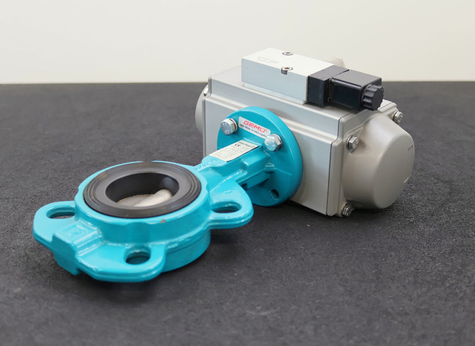 Bild des Artikels GEMÜ-Schwenkantrieb-mit-Absperrklappe-Typ-SC00060-6-Model-F05F07-N-D-11-AI