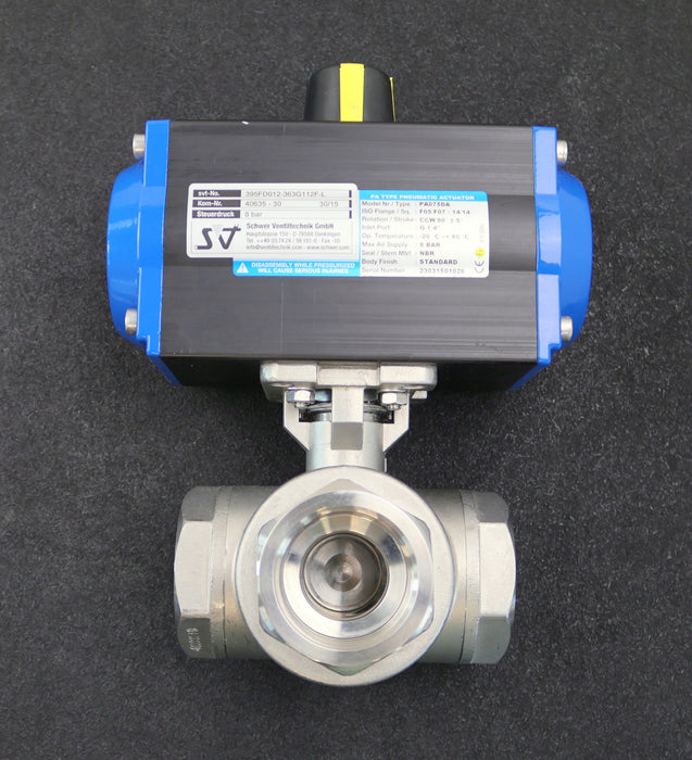 Bild des Artikels SV-pneumatischer-Stellantrieb-Type-PA075DA-svt-No.-395FD012-363G112F-L-max.-8bar