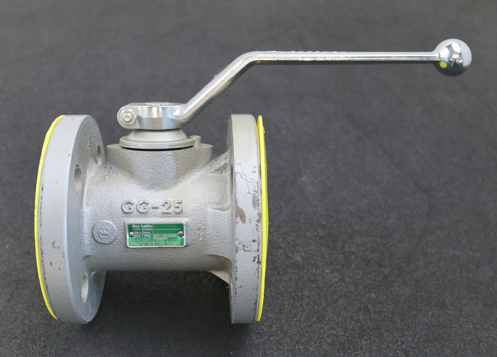 Bild des Artikels BÖHMER-Flanschkugelhahn-FKK-V-015.1190-DN32-PN25-FlanschØ-140mm-unbenutzt