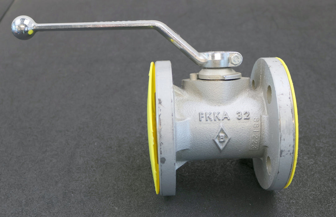 Bild des Artikels BÖHMER-Flanschkugelhahn-FKK-V-015.1190-DN32-PN25-FlanschØ-140mm-unbenutzt
