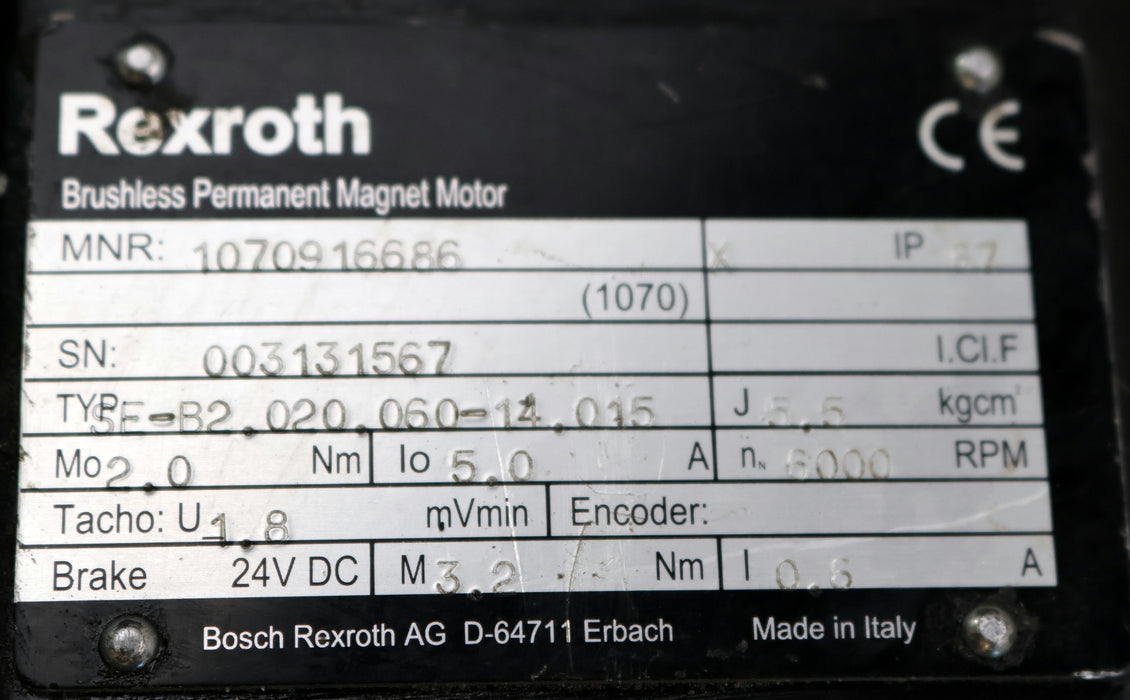 Bild des Artikels BOSCH-Servomotor-SE-B2.020.060-14.015-Nr.-1070916686-+-DG60-5LH2C0H00F01