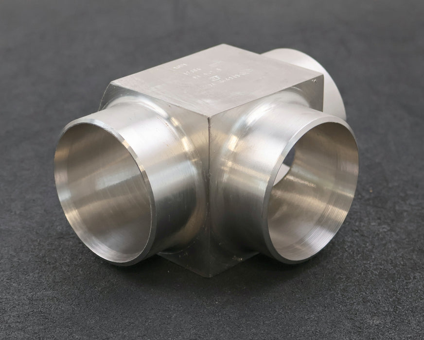 Bild des Artikels KG-Schweiß-T-Stück-nach-DIN2615-Abmessungen-88,9x2,9mm-Edelstahl-1.4571-V4A