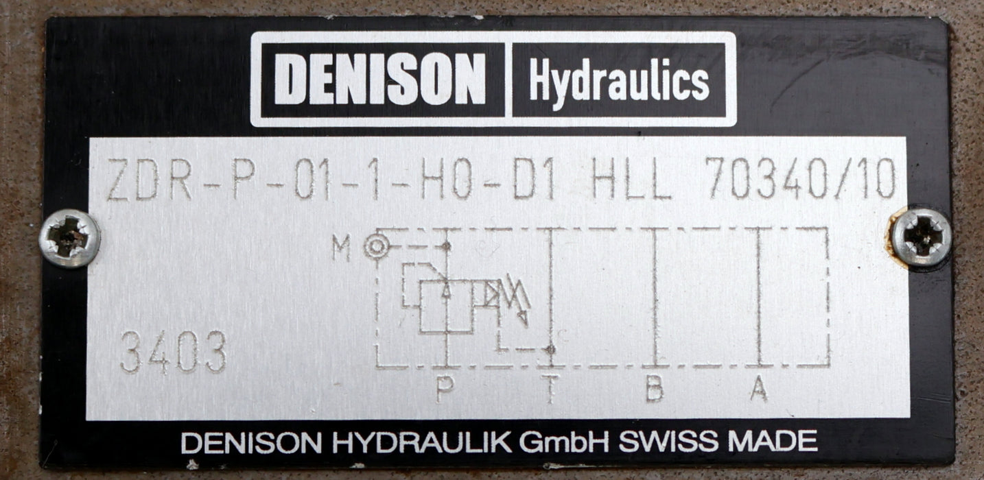Bild des Artikels DENISON-vorgesteuertes-Druckreduzierventil-ZDR-P-01-1-H0-D1-Größe-NG06-bis-70bar
