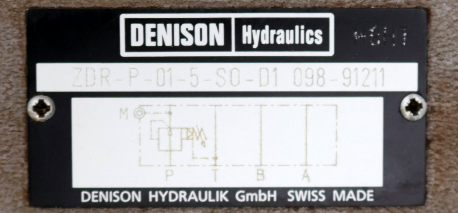 Bild des Artikels DENISON-vorgesteuertes-Druckreduzierventil-ZDR-P-01-5-S0-D1--NG06-bis-350bar