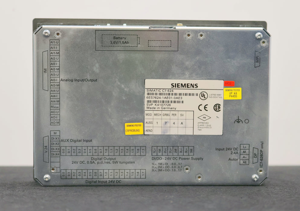 Bild des Artikels SIEMENS-SIMATIC-C7-624-Kompaktstation-6ES7624-1AE00-0AE3-unbenutzt