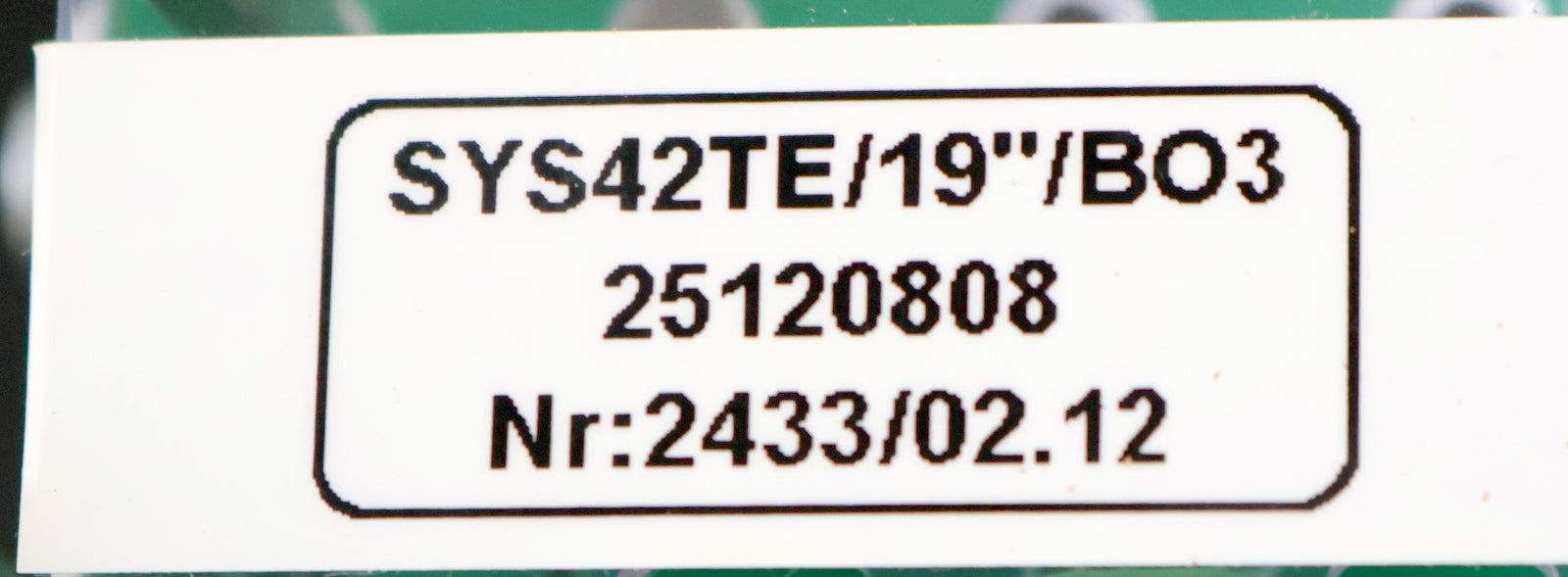 Bild des Artikels BORRIES-Steuerung-für-Markiersystem-SYS42TE/19"/BO3-25120808-unbenutzt