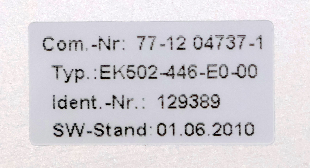Bild des Artikels SAUTER-FEINMECHANIK-Steuereinheit-EK502-Typ-EK502-446-E0-00-Ident-Nr.-129389