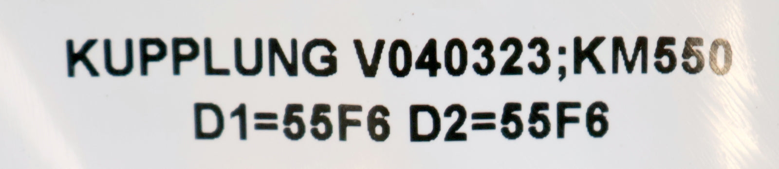 Bild des Artikels JAKOB-Metallbalgkupplung-KM550-beidseitig-Ø-55mm-Alu-Höhe-117mm-AußenØ-122mm