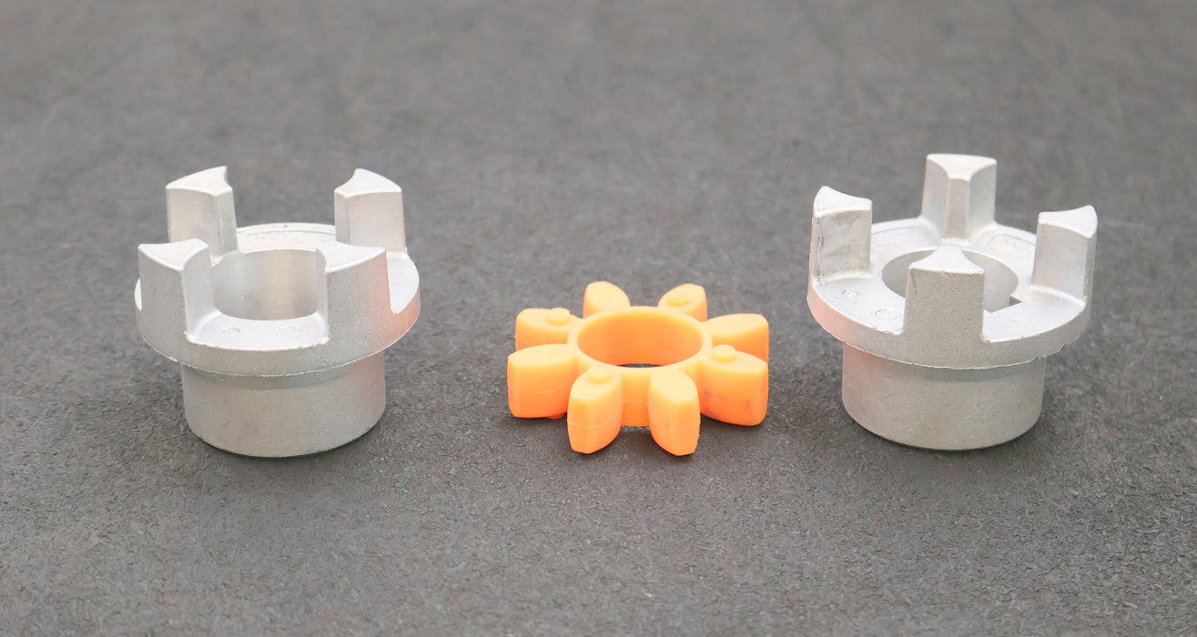 Bild des Artikels ROTEX-Klauen-Kupplung-GR.-28/29-SH-A-Ø-32-und-38mm-Material-Alu-unbenutzt