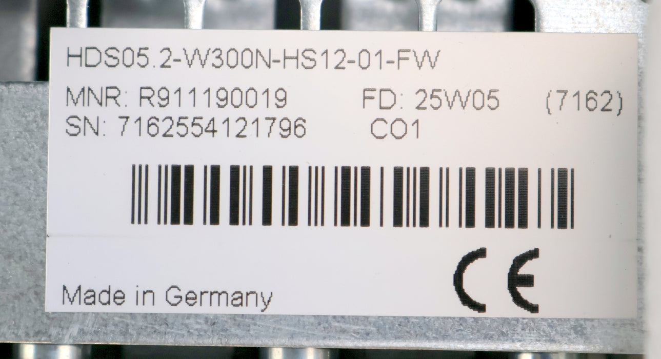 Bild des Artikels BOSCH-REXROTH-Servo-Controller-R911190019-HDS05.2-W300N.HS12-01-FW-mit-DSS02.1-M