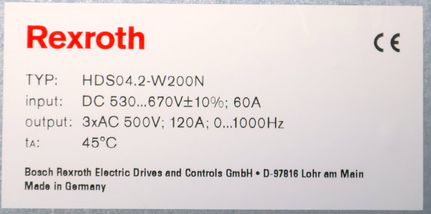 Bild des Artikels BOSCH-REXROTH-Servo-Controller-R911190013-HDS04.2-W200N.HS12-01-FW-mit-DSS02.1-M