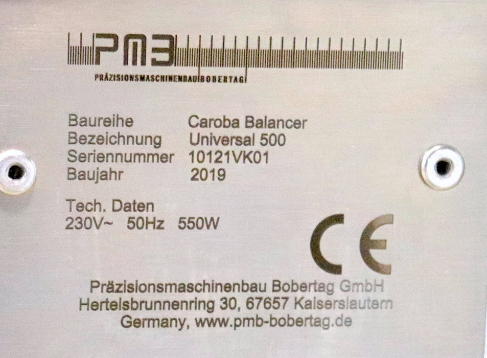 Bild des Artikels PMB-BOBERTERAG-GMBH-Universal-Wuchtanlage-CAROBA-Balancer-Universal-500