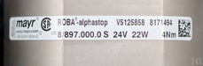 Bild des Artikels MAYR-Magnetbremse-ROBA-alphastop-8/897.000.0-S-24V-22W-4Nm-LOGZ/PR10-05-2