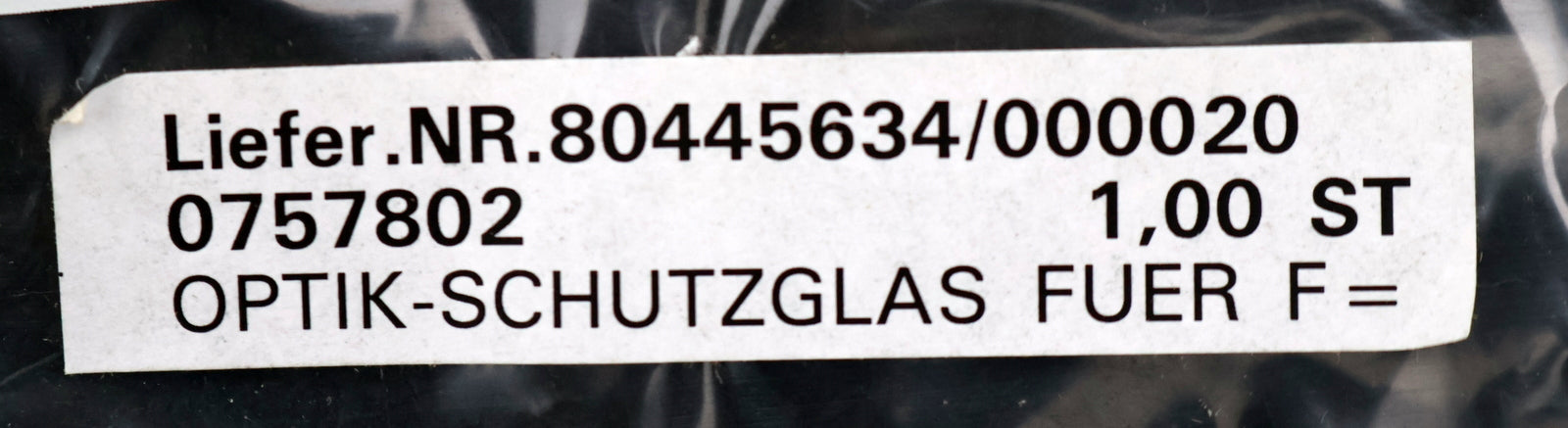 Bild des Artikels TRUMPF-Optik-Schutzglas-Mat.Nr.-0757802-Ø-100mm-für-Objekt-F=-163-unbenutzt