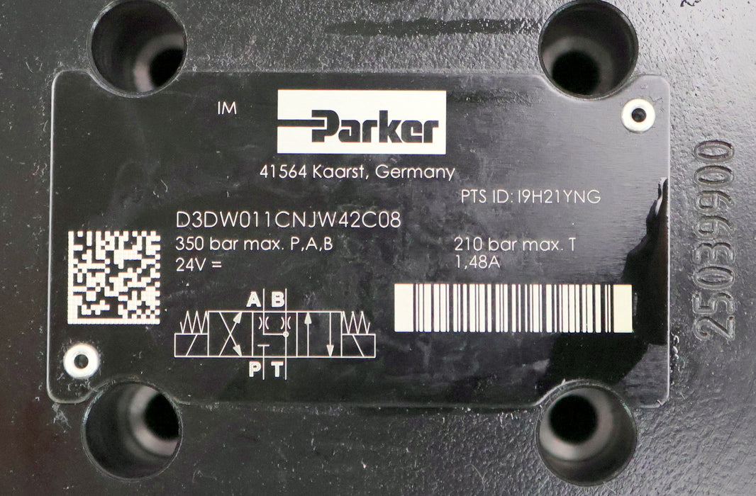 Bild des Artikels PARKER-Direktgesteuertes-Hydraulikventil-D3DW011CNJWC08-max.-350bar-24VDC