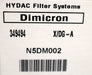 Bild des Artikels HYDAC-Filterelement-Dimicron-349494-X/DG-A-N5DM002-unbenutzt-in-OVP