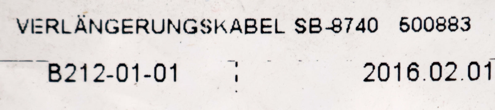 Bild des Artikels SBS-DYNAMIC-BALANCE-SYSTEM-Verlängerungskabel-SB-8740-Art.Nr.-500883-unbenutzt