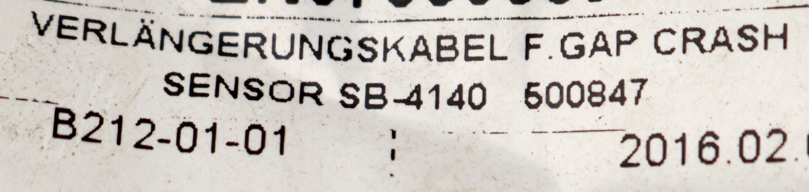 Bild des Artikels SBS-DYNAMIC-BALANCE-SYSTEM-Verlängerungskabel-für-GAP-CRASH-Sensor-SB-4140